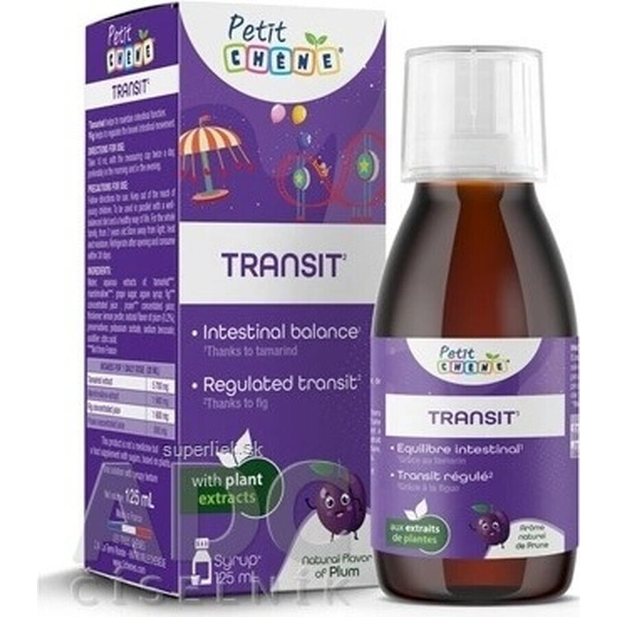 Petit Chene Transit 1×125 ml de sirop pour bébé