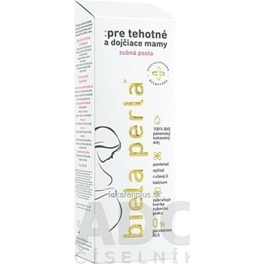 White pearl - pentru mamele însărcinate și care alăptează, pastă de dinți 1×75 ml, pastă de dinți