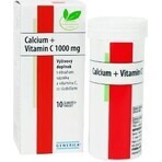 GENERICA Calcium + Vitamin C 1000 mg 1×10 tbl, food supplement