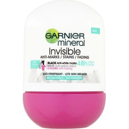 Garnier Invisible 48h 1×50 ml, anti-perspirant pearl against stains