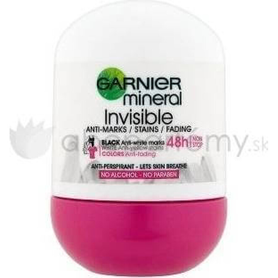 Garnier Invisible 48h 1×50 ml, anti-perspirant pearl against stains