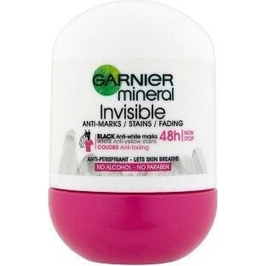 Garnier Invisible 48h 1×50 ml, anti-perspirant pearl against stains