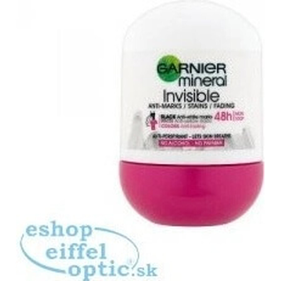 Garnier Invisible 48h 1×50 ml, anti-perspirant pearl against stains