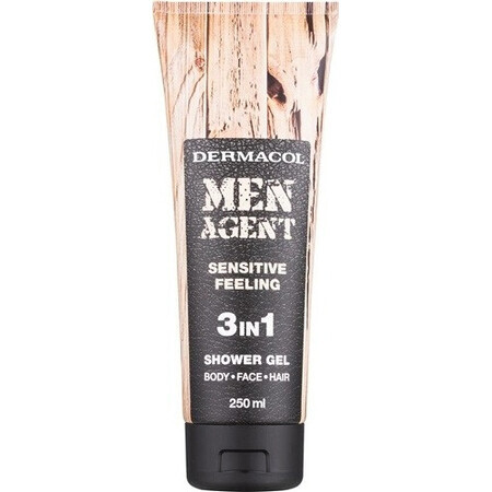 Men Agent SG 3in1 Sensitive feeling 1×250 ml, gel de duș pentru bărbați