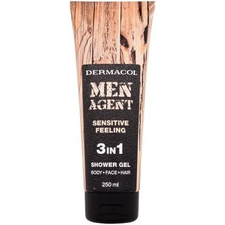 Men Agent SG 3in1 Sensitive feeling 1×250 ml, gel de duș pentru bărbați