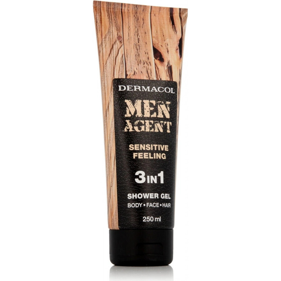 Men Agent SG 3in1 Sensitive feeling 1×250 ml, gel de duș pentru bărbați