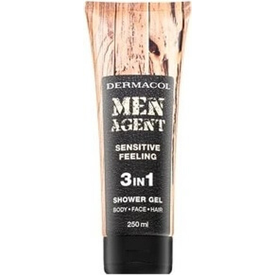 Men Agent SG 3in1 Sensitive feeling 1×250 ml, gel de duș pentru bărbați