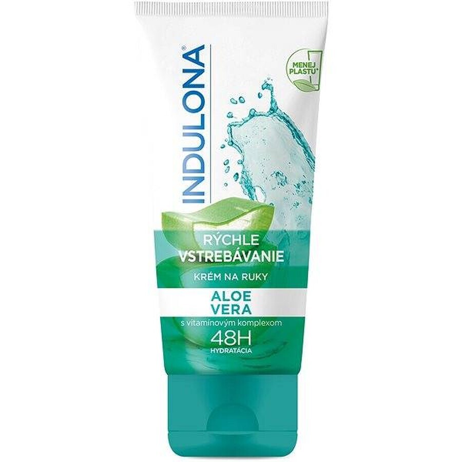 INDULONA Cremă de mâini cu absorbție rapidă cu Aloe vera, 1x50 ml