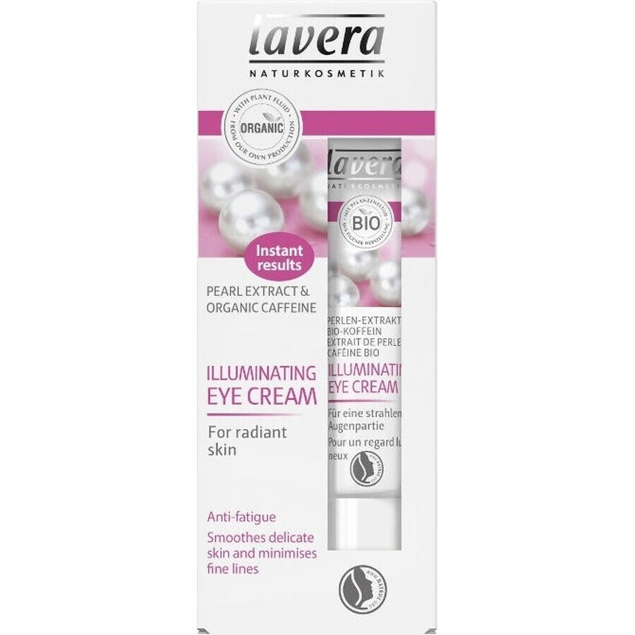 Lavera Brightening Eye Cream Perl.Ext&Caffeine 15ml 1×1 pc