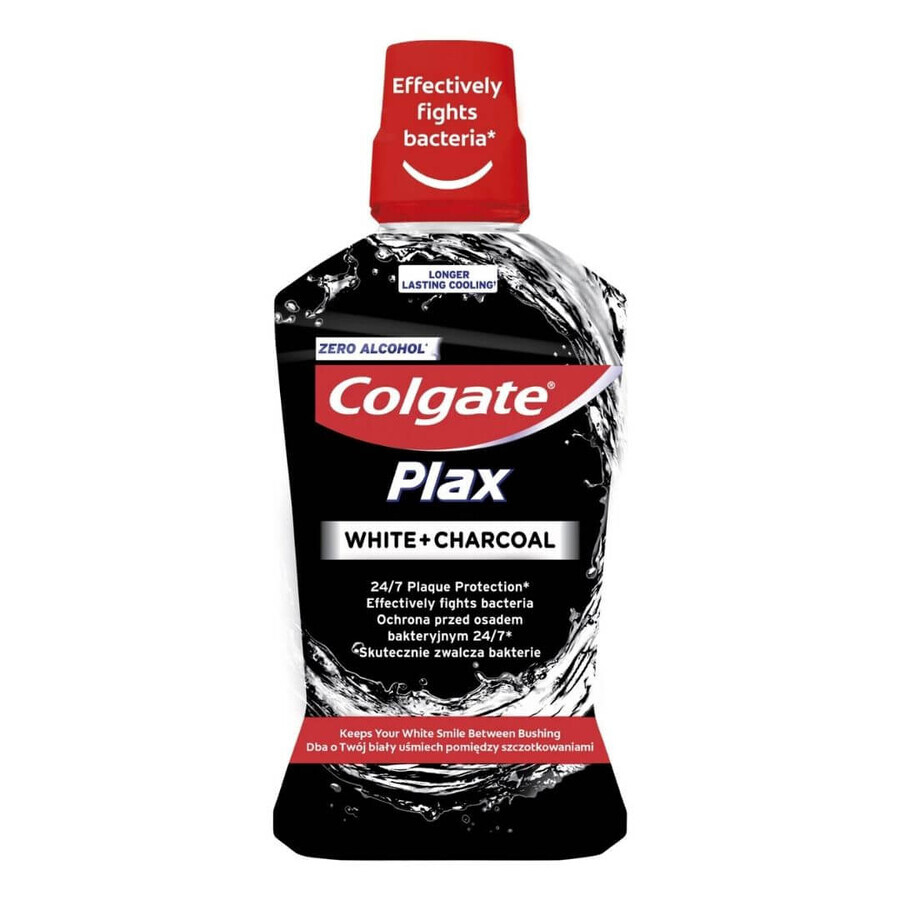 Rince-bouche Plax White Charcoal, 500ml, Colgate