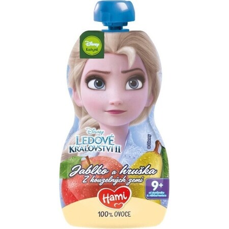 HAMI Disney Frozen capsulă Pear Elsa 1×110 g, capsulă de fructe