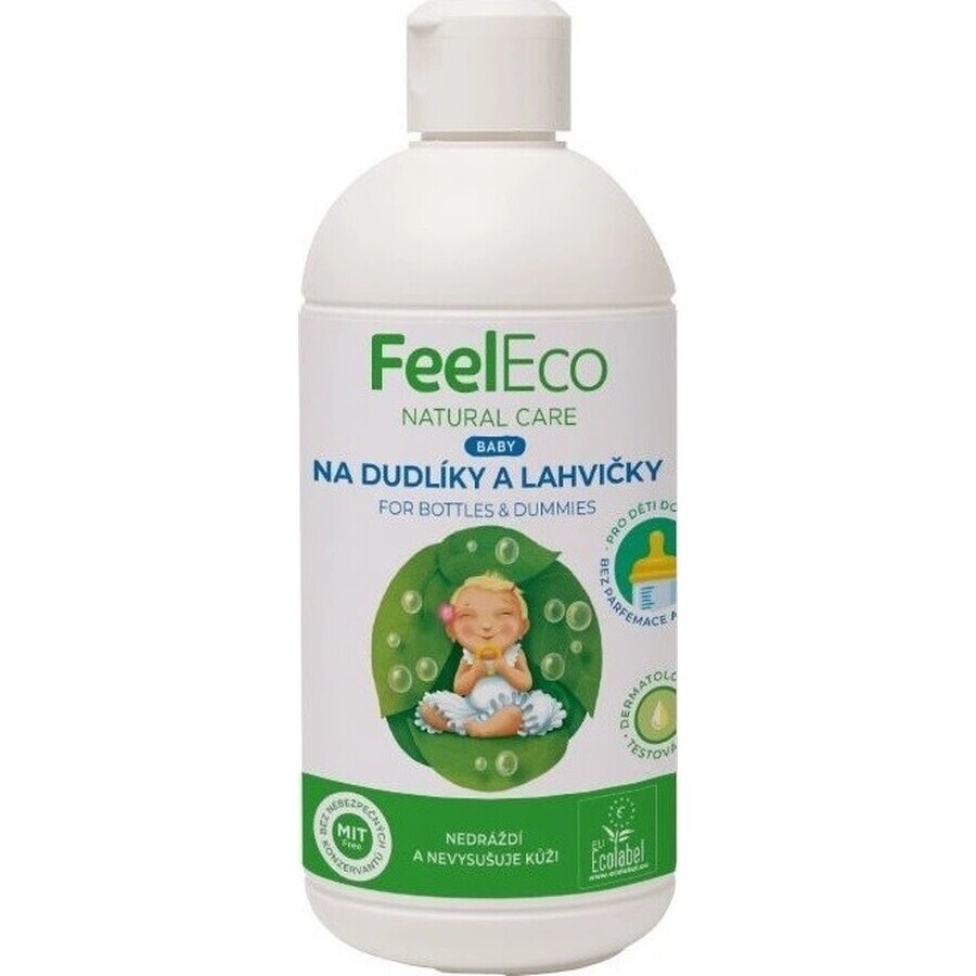 Feel Eco Pour sucettes et biberons 1×500 ml, détergent pour bébés