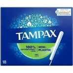 Tampax NON-PLASTIC Super 18pcs 1×18 pcs, tampons