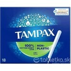 Tampax NON-PLASTIC Super 18pcs 1×18 pcs, tampons