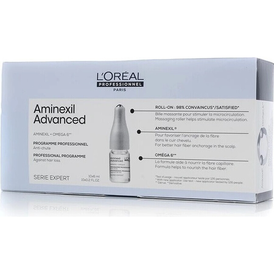 L´Oréal Professionnel Aminexil 1×6 ml, fiolă împotriva căderii părului