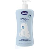 CHICCO Natural Sensation lait corporel au beurre de karité et à la vitamine E 500ml, 0m+ 1×500ml, lait corporel pour enfants