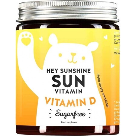 Bears with benefits Hey Sunshine complex with vitamin D3 sugar free 1×60 pcs, vitamin D3