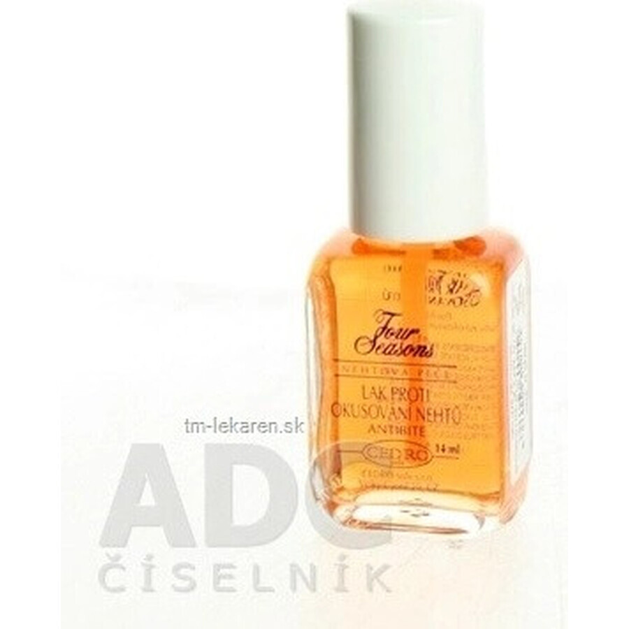 FOUR SEASONS ANTI-FURNITURE NAIL LACQUER 1×14 ml avec écorce d'orange