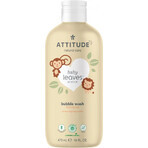 ATTITUDE Baby deja espuma de baño con sabor a zumo de pera 1×473 ml, jabón de manos espumoso para bebés