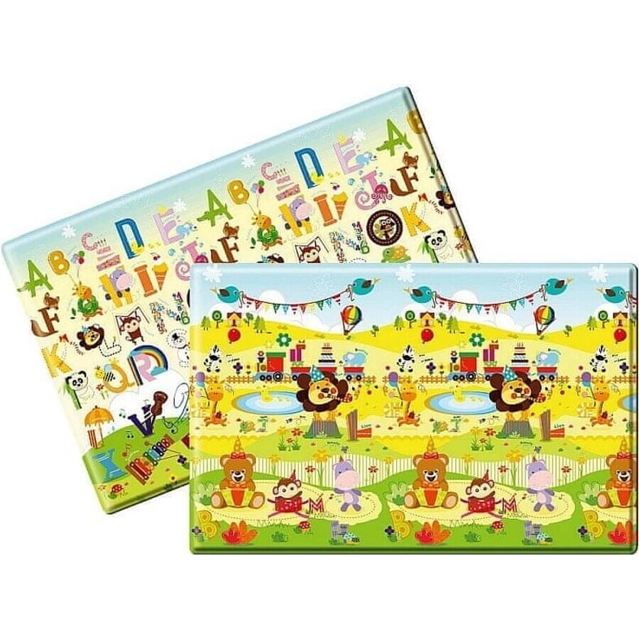 LALALU Playmat PREMIUM Small, 140 x 140 x 1,2 - Joyeux anniversaire 1×1 pc