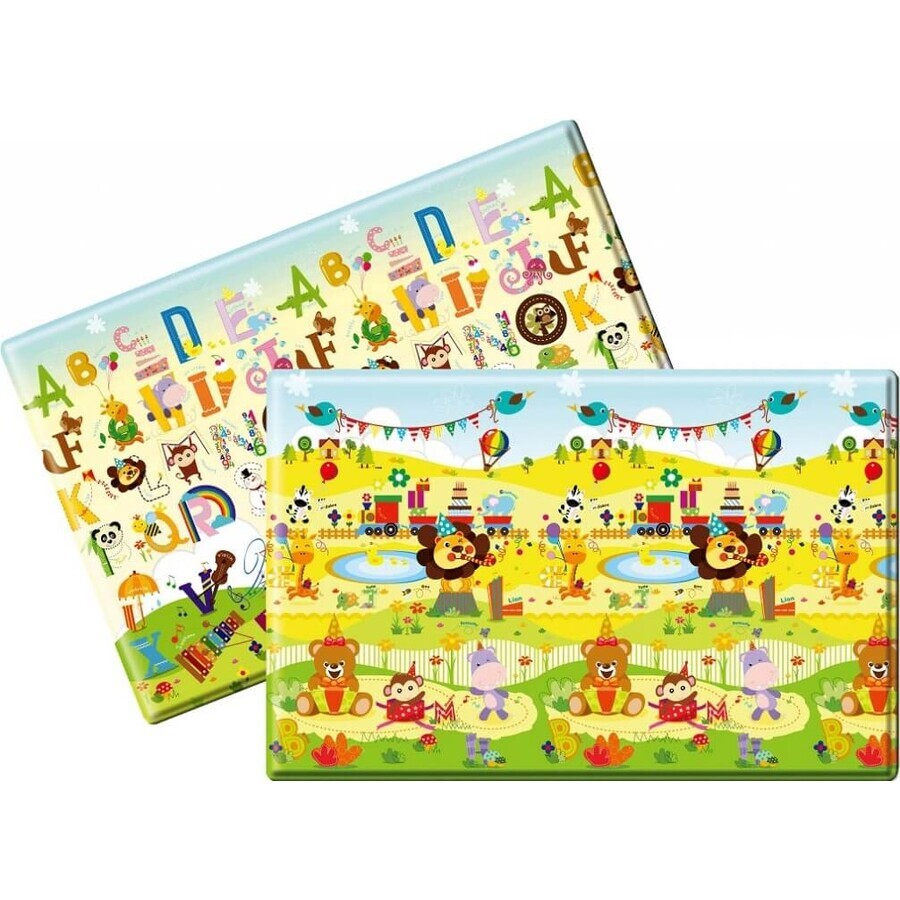 LALALU Playmat PREMIUM Small, 140 x 140 x 1,2 - Joyeux anniversaire 1×1 pc