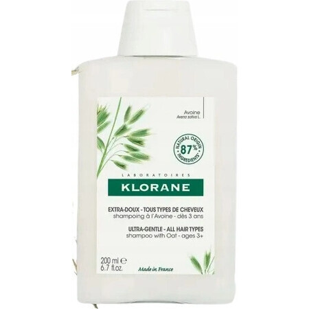 KLORANE CHAMPÚ con Avena 1×200 ml, champú