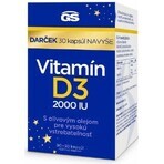 GS Vitamine D3 2000 IU 1×120 tbl, complément alimentaire