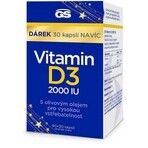 GS Vitamine D3 2000 IU 1×120 tbl, complément alimentaire