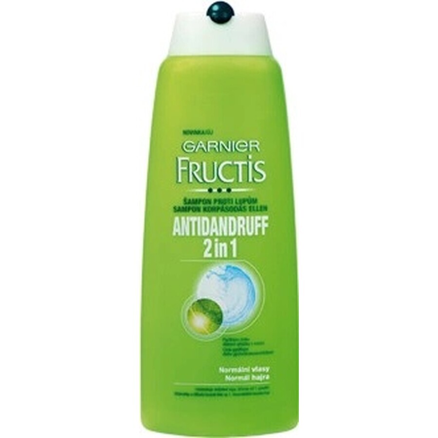 Garnier Fructis Antidandruff Shampooing nettoyant pour tous les types de cheveux avec pellicules 1×250 ml, shampooing