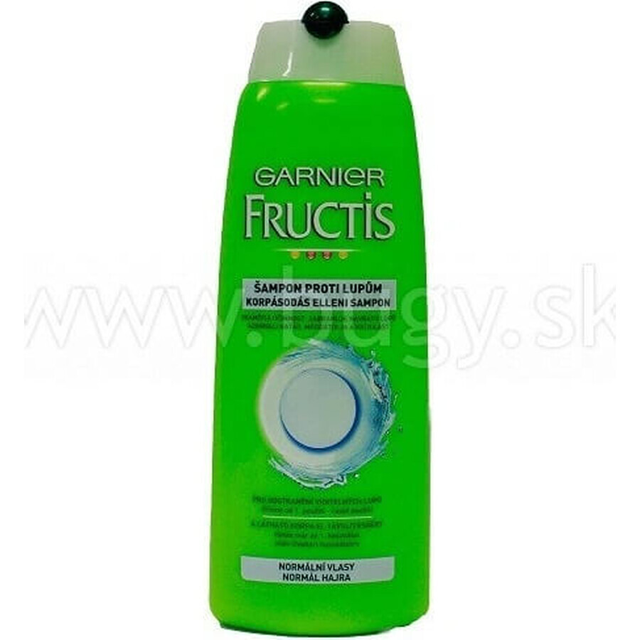 Garnier Fructis Antidandruff Shampooing nettoyant pour tous les types de cheveux avec pellicules 1×250 ml, shampooing