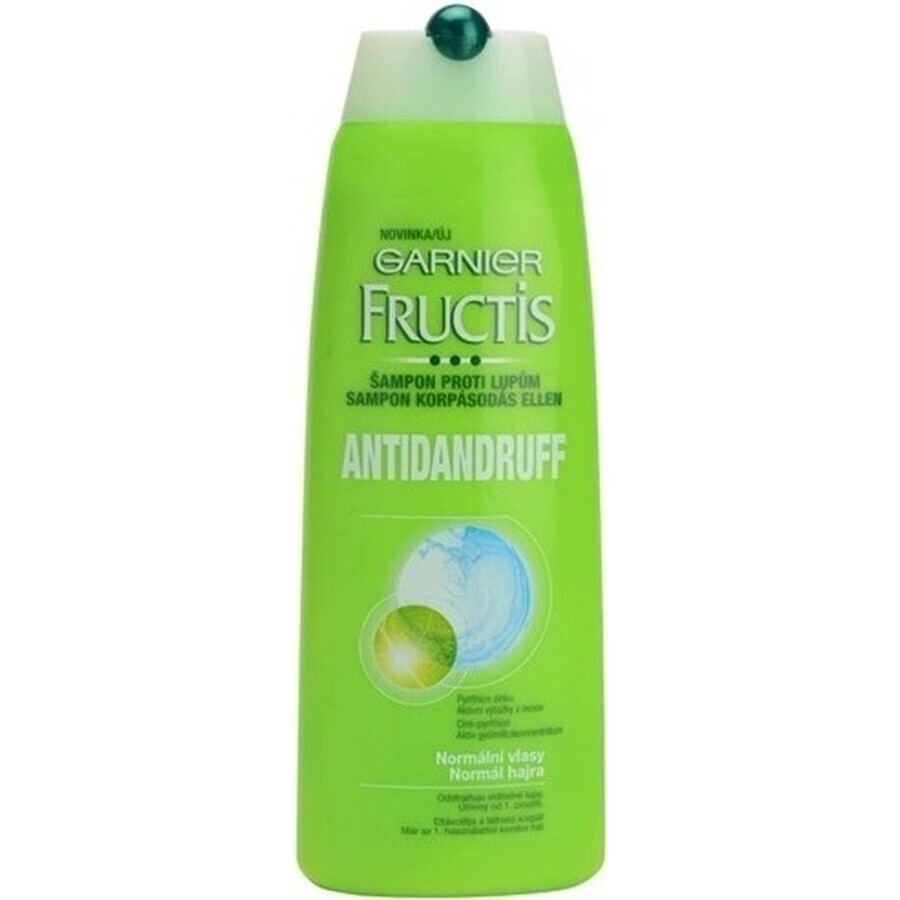 Garnier Fructis Antidandruff Shampooing nettoyant pour tous les types de cheveux avec pellicules 1×250 ml, shampooing