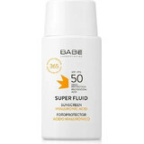 BABÉ SUPER FLUIDE OIL FREE SPF50 1x50ml, fluide matifiant avec SPF