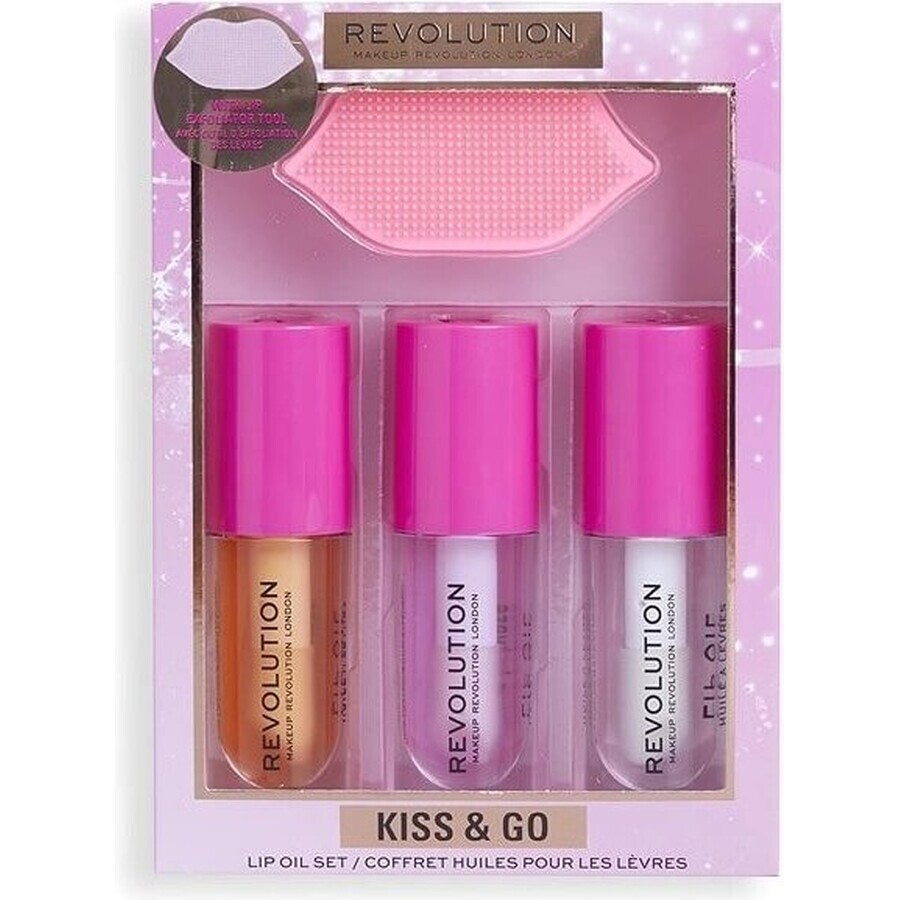 Revolution, Kiss & Go Glaze Lip Care Gift Set 1×1 set, gift set