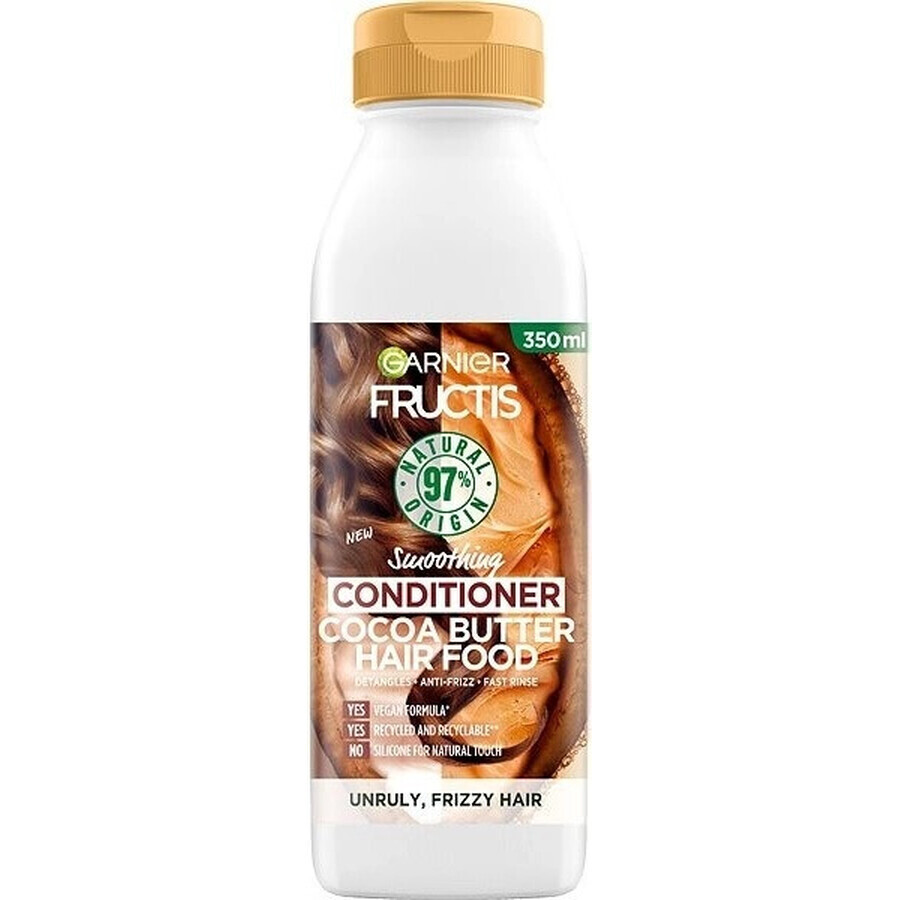 Garnier Fructis Hair Food Gladmakende Conditioner met cacaoboter 1×350 ml, conditioner