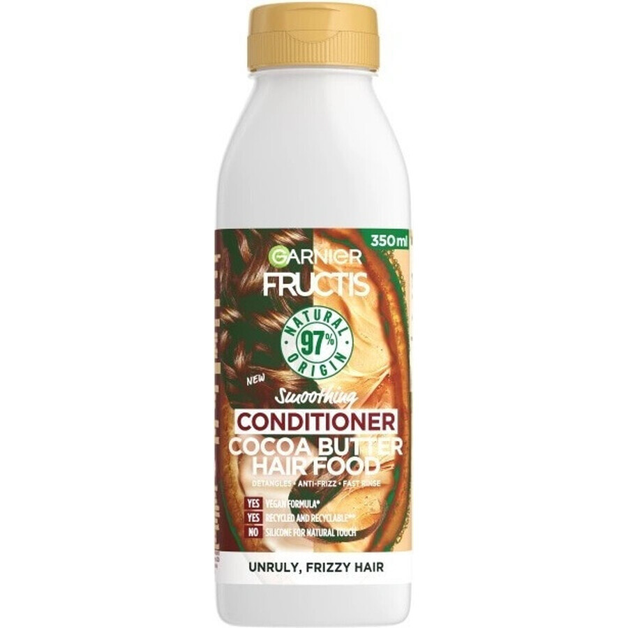 Garnier Fructis Hair Food Gladmakende Conditioner met cacaoboter 1×350 ml, conditioner