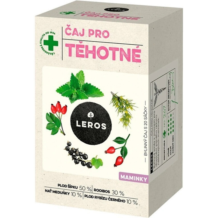 LEROS TEA FOR PREGNANT MOMS 20×2 g, tisane pour futures mamans