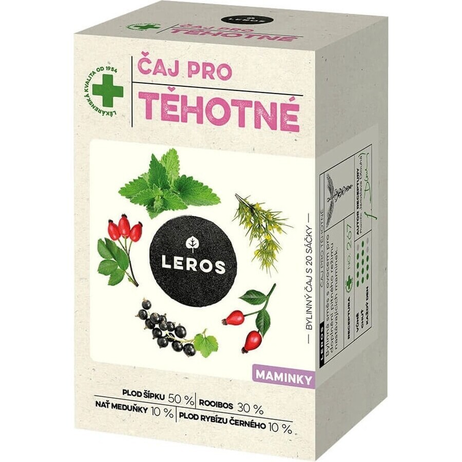 LEROS TEA FOR PREGNANT MOMS 20×2 g, tisane pour futures mamans