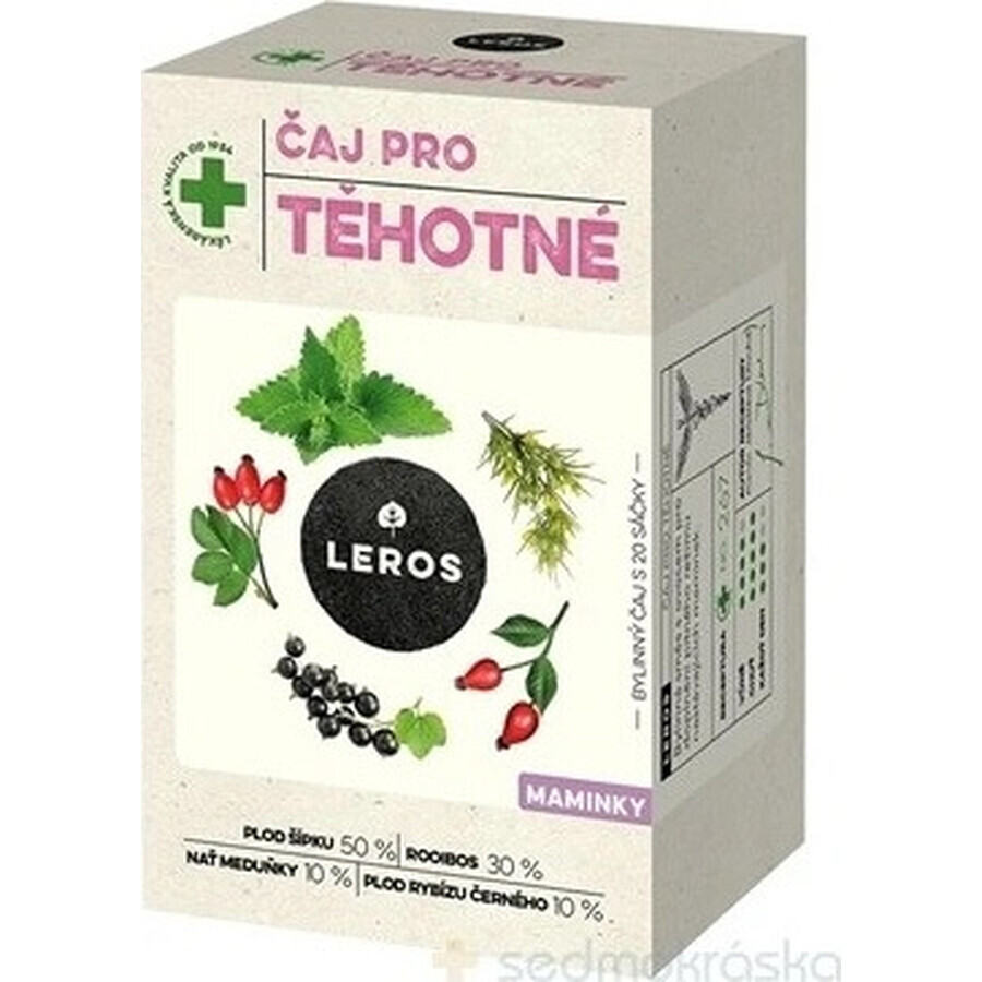 LEROS TEA FOR PREGNANT MOMS 20×2 g, tisane pour futures mamans