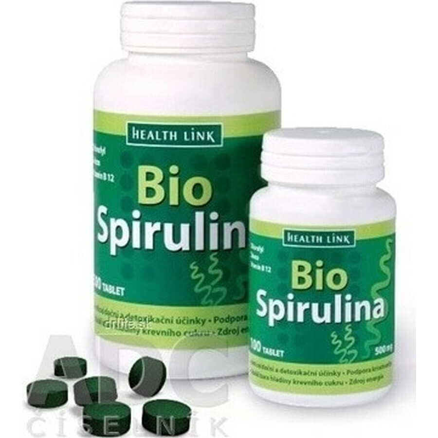 Health Link ORGANIC SPIRULINA 1×300 tbl, spiruline