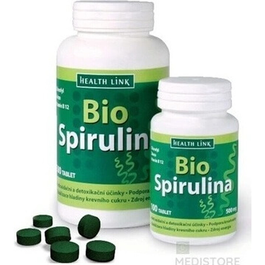 Health Link ORGANIC SPIRULINA 1×300 tbl, spiruline