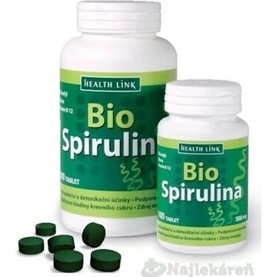 Health Link ORGANIC SPIRULINA 1×300 tbl, spiruline