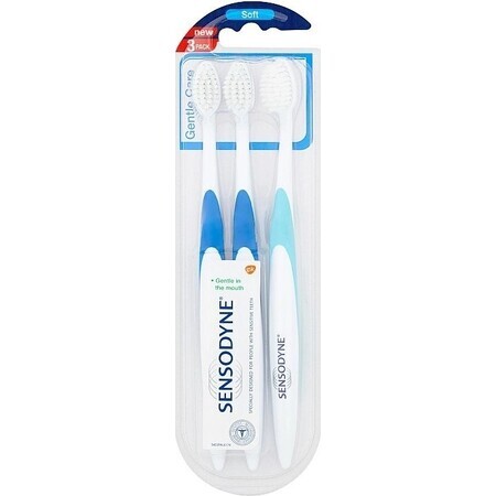 SENSODYNE Gentle Care Soft - Triopack 1×3 pcs, toothbrush