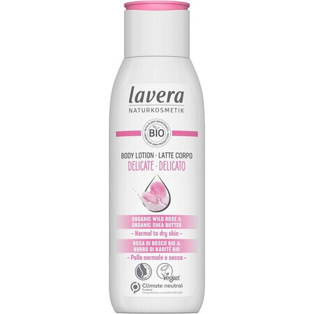 Lavera Wild Rose Light Body Lotion 200ml 1×1 pc