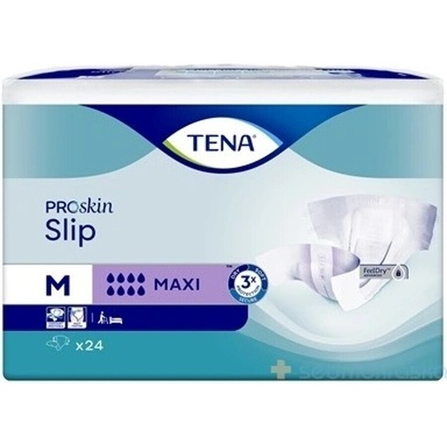 TENA Maxi Slip M 1×24 pezzi, slip per pannolini