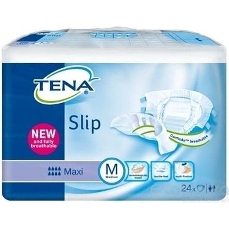 TENA Maxi Slip M 1×24 pezzi, slip per pannolini