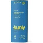 ATTITUDE Bară de protecție 100% minerală pentru față și buze pentru copii SPF 30 neparfumată 1×20 g, bară pentru față și buze