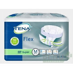 TENA Flex Super M 1×30 pezzi, slip per incontinenza con elastico in vita a sgancio rapido