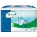 TENA Flex Super M 1×30 pezzi, slip per incontinenza con elastico in vita a sgancio rapido