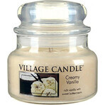 Village Candle Vela Perfumada en Botella - Vainilla Cremosa - Helado de vainilla, pequeña 1×1 ud, vela perfumada