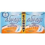 Always Ultra Duo 20 pcs Normal Plus 1×20 pcs, serviettes hygiéniques